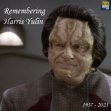 We are sad to hear that actor and director Harris Yulin has died. A  legendary veteran of theater, film, and TV, he guest starred in one of Star  Trek: Deep Space Nine's