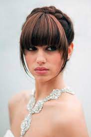 24 Charming Wedding Hairstyles With Bangs Short Hair With Bangs Medium Length Hair With Bangs Hairstyles With Bangs