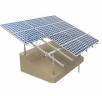 Customized Double Pole Solar Ground Mounting System ...