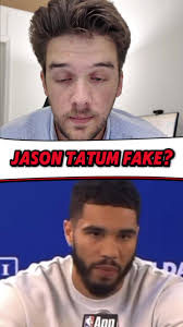 This reporter accused Jason Tatum of wearing a FAKE?! What do you think?