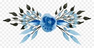 Diese 20 schönheiten blühen im herbst! Hochzeit Einladung Blaue Blume Clipart Von Hand Bemalt Blau Blumen Muster Png Herunterladen 2403 1221 Kostenlos Transparent Png Herunterladen