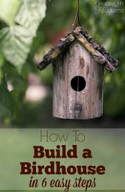 Just lift the latch and slide the door to the side to remove the nest and wipe out the inside. How To Build A Birdhouse In 6 Easy Steps Creating My Happiness