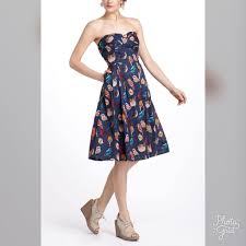 Maeve 4 Anthropologie Native Birds Dress Bird Print Dress Bird Dress Dresses