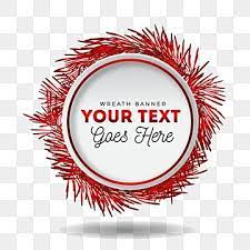 Decorative Circle Frame Of Red Fir Branches Vector Illustration Christmas Frame Christmas Wreath Red Png And Vector With Transparent Background For Free Down Christmas Frames Branch Vector Circle Frames