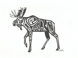 486852acf7782d54f64f8c35168a4468 Jpg 570 425 Native Art Tribal Art Moose Tattoo