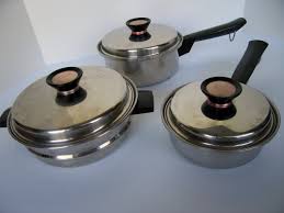 Duncan Hines Pans Made By Regal Ware In Kewaskum Wisconsin From Triple Ply 18 8 Stainless Steel Mom Taught Us Kids How To Cook Saucepan Double Boiler Kewaskum