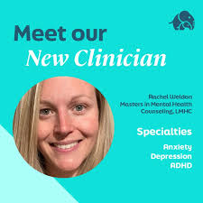 We are excited to have Rachel join the Ellie Andover team! Rachel has over  14 years of experience as a licensed mental health counselor She works with  all ages-adolescents through adults. Rachel… |