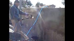 Sa faible contenance limite son utilisation a de petites surfaces. Lance Projecteur Ciment Mortier Crepir Fabrication Maison Youtube