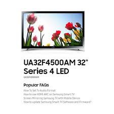 You must be logged in to post a review. 32 Series 4 Led Ua32f4500am Tv Home Appliances Tv Entertainment Tv On Carousell