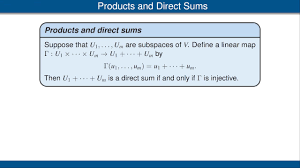 Products Of Vector Spaces Youtube