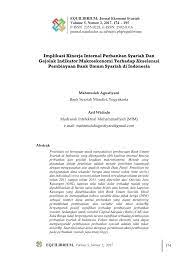 Check spelling or type a new query. Pdf Implikasi Kinerja Internal Perbankan Syariah Dan Gejolak Indikator Makroekonomi Terhadap Akselerasi Pembiayaan Bank Umum Syariah Di Indonesia