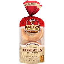 Can you use cup for cup flour for gluten free bagels? Canyon Bakehouse Gluten Free Deli White Bagels Shop Bread At H E B