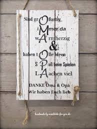 Geschenk Mit Bleibendem Wert Fur Grosseltern Handmade Schild Oma Opa Oma Opa Geschenk Geschenke Fur Oma Basteln Geschenk Oma