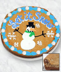 Let It Snow Cookie Bark Cake Belgian Chocolate Giant Chocolate Chip Cookie Snow Cookies Giant Cookie Cake
