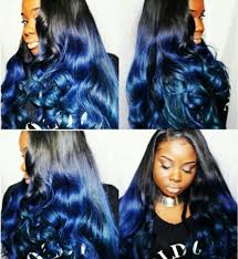 Pin By Quanti On Hair Extensions 2 Blue Ombre Hair Colored Hair Tumblr Hair Styles