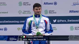 He is a triple world and european champion, he has participated at the 2012 summer paralympics and the 2016 summer paralympics where he was the paralympic champion in the men's 400m freestyle s6.bocciardo has a disability called spastic distal tetraplegia which affects the. Medal Ceremony Men S 100m Freestyle S5 Dublin 2018 Youtube