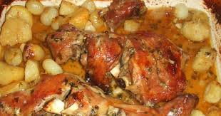 Pata De Cordero Al Horno En Papel De Aluminio Cordero Asado Con Patatas Y Chalotas Cordero Asado Asado Cordero
