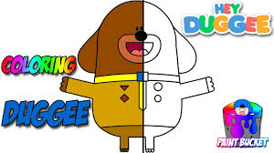 Learn to color duggee from nick jr. Hey Duggee Coloring Pages Cbeebies Nick Jr Coloring Book For Kids To Learn Colors Youtube
