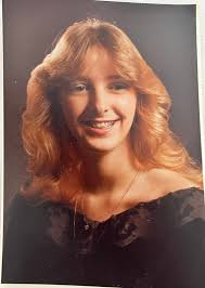 Senior year portrait 1981 and current day. So glad to be Gen Jones!