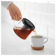 Riklig Teapot Glass Height 4 Volume 0 6 Qt Ikea Tea Pots Coffee And Tea Accessories Glass