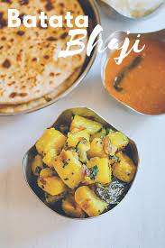 Batata Bhaji Maharashtrian Potato Bhaji Spice Up The Curry Recipe Veg Dinner Recipes Curry Recipes Indian Curry Recipes