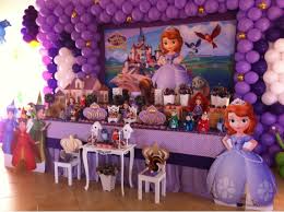 Ideas Para Decoracion De Cumpleanos Con Princesita Sofia Princesas Disney