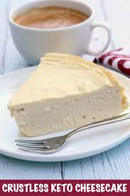 Share low carb keto recipes here! Crustless Keto Cheesecake With Stevia Healthy Recipes Blog