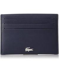 Upgrade basic staples, add a statement piece, or discover something new with the latest collection. Lacoste Fitzgerald Credit Card Holder In Leather In Blue For Men Lyst