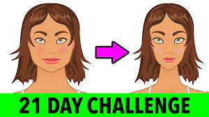 21 Day Challenge To Slim Down Your Face And Lose Chubby Cheeks - Youtube