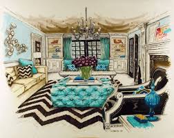 Pin By Studio Ten 25 On Living Rooms Interior Design Renderings Interior Design Drawings Interior Design Sketches