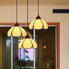 E27 220v 20 20cm 5 10 European Rural Creative Arts Stained Glass Chandelier Restoring Ancient Ways Lamp Led Light Lightingo Co Uk Stained Glass Chandelier Cheap Pendant Lights Led Lights