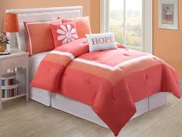 Color combination of grey and coral is looking so. Girls Coral 5pc Comforter Set Full Size Buy Online In Andorra At Andorra Desertcart Com Productid 12534957
