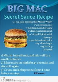 If the price of a big mac low then we can say that the prices in the country are low, even if the high prices are relatively high. 20 Moments That Blew Your Mind Secret Sauce Recipe Recipes Mac Sauce Recipe