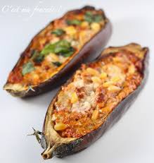 Les Aubergines Farcies Sans Viande Recettes De Cuisine Aubergines Farcies Viande Vegetarienne