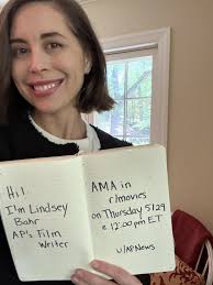 Hi, I'm Lindsey Bahr, AP's film reporter and critic. I report