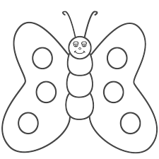 Dibujo Mariposa Para Colorear