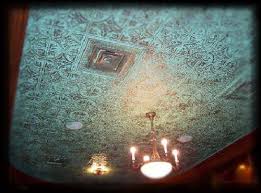 Easy Install Tin Ceiling Tiles 2 X4 White Only 13 95 Easily Paint Any Color Desired Metal Ceiling Tiles Bronze Ceiling Tiles Tin Ceilings Panel
