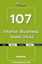 Interior designers can help you save money by taking advantage of their planning, design and construction experience. 170 Catchy Interior Company Name Ideas To Make Your Business A Brand Design Company Names Interior Design Brand Business Company Names