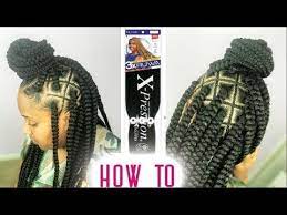 Spider Web Box Braids Tutorial Step By Step Ft Ruwa Hair By Sensationnel Video Box Braids Tutorial Braided Hairstyles Tutorials Cute Box Braids
