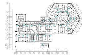 Download The Commercial Building Plan Electric Layout Dwg File Commercial Building Plans Building Plan Electrical Layout
