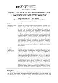 Definisi komunikasi terapeutik komunikasi terapeutik kemampuan a/ keterampilan perawat u/ membantu klien beradaftasi thdp stress, mengatasi gangguan psikologis & bljr bagaimana b'hubungan dgn org lain. Pdf Penerapan Komunikasi Terapeutik Pada Anak Penyandang Down Syndrome Melalui Pelayanan Terapi Wicara Di Rsud Prof Dr Margono Soekarjo Purwokerto