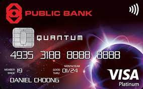 This premium credit card allows you to earn up to 5x reward points on. Public Bank Quantum Visa 5 Cashback For Contactless Shopping