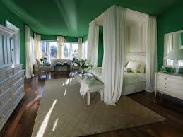 When we say master bedroom we can easily say luxury, so add luxurious details in your main bedroom space. Formal Master Bedroom With Nature Inspired Green Walls Hgtv