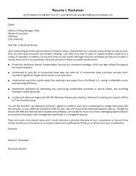 Cover letters are your first impression, so make it a good one. Cover Letter Template Bullet Points Resume Format