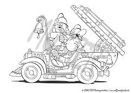 Feuerwehr malvorlagen ausmalbilder feuerwehrauto feuerwehrmann. Ausmalbild Feuerwehr Affle Pferdle Shop
