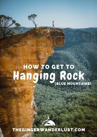 How To Get To Hanging Rock In The Blue Mountains The Ginger Wanderlust Blue Mountain Australia Travel Blue Mountains Australia