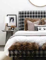 adara bed prep school plaid house interior bed frame home