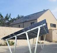 Aluminum photovoltaic carport for 15 panels