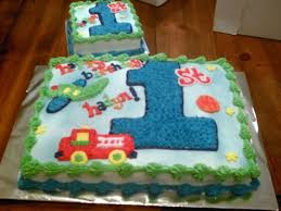 Choose from 100's of 1st birthday cake designs & get them 100 % customized too. Baby Boy First Birthday Birthday Sheet Cakes Boy Birthday Cake Baby Boy Birthday Cake