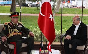 Millî savunma bakanı hulusi akar, afganistan eski cumhurbaşkanı birinci yardımcısı mareşal abdul raşid dostum ile görüştü. Suleyman Soylu Afganistan Eski Cumhurbaskani Yardimcisi ÙÛØ³Ø¨ÙˆÚ©